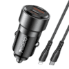 Yesido 60W Dual Fast Car Charger (I5 PD20W Cable)